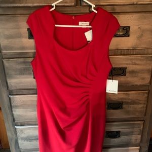 Red Calvin Klein Dress
